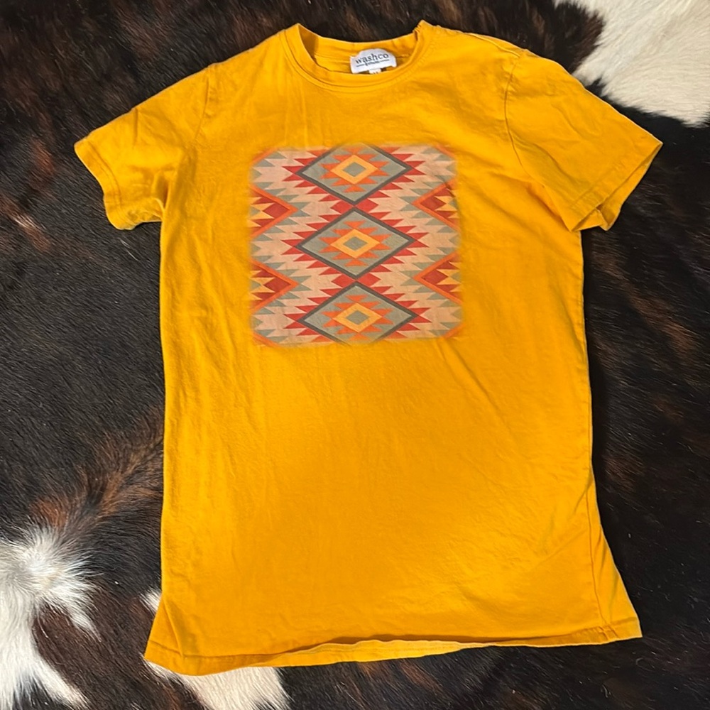 Western Graphic Aztec Short Sleeve Tee